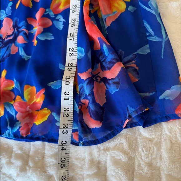 NWOT Floral Sleeveless Lined Dress - Picture 7 of 9